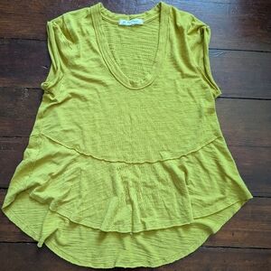 Free People Short Sleeve Top